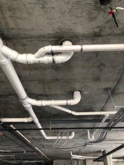Indirect water heater with condensing boiler piping
